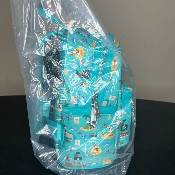 NEW Loungefly Pirate Mickey and Friends AOP Mini Backpack 2 main image 2